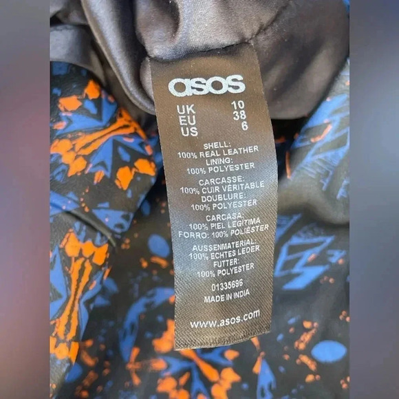 Markus Lupfer x ASOS leather skater dress size 6 - Picture 12 of 14